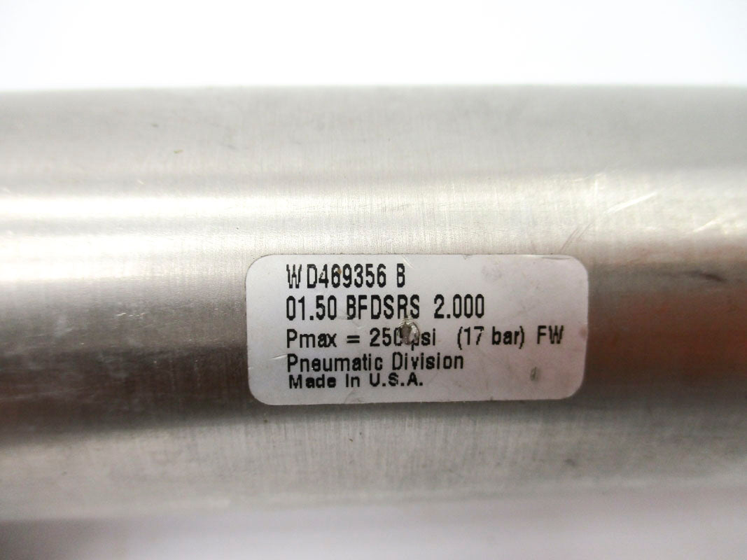 PARKER 01.50BFDSRS2.000 250PSI UNMP