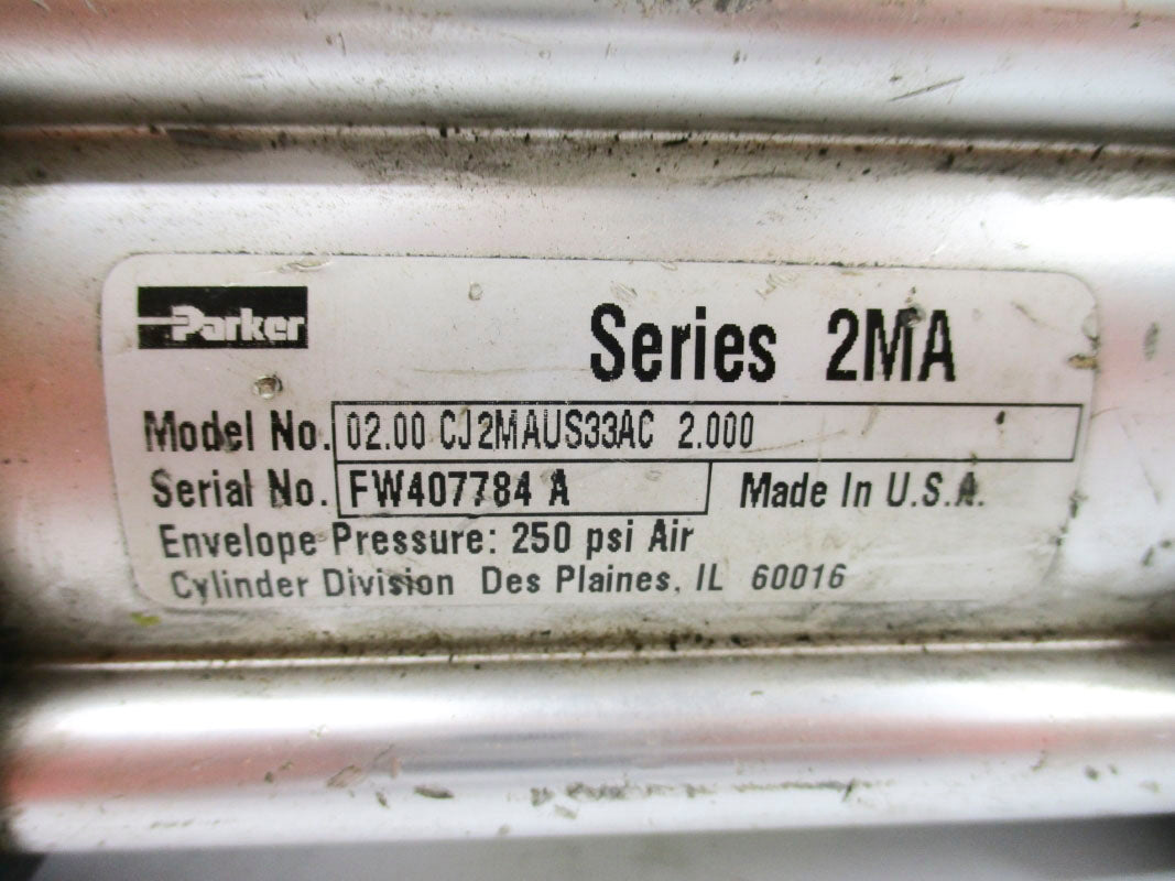 PARKER 02.00CJ2MAUS33AC2.000 SER. 2MA 250PSI UNMP
