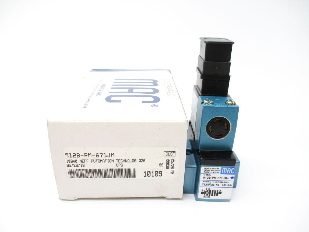 MAC 912B-PM-871JM 150PSI 24VDC NSMP