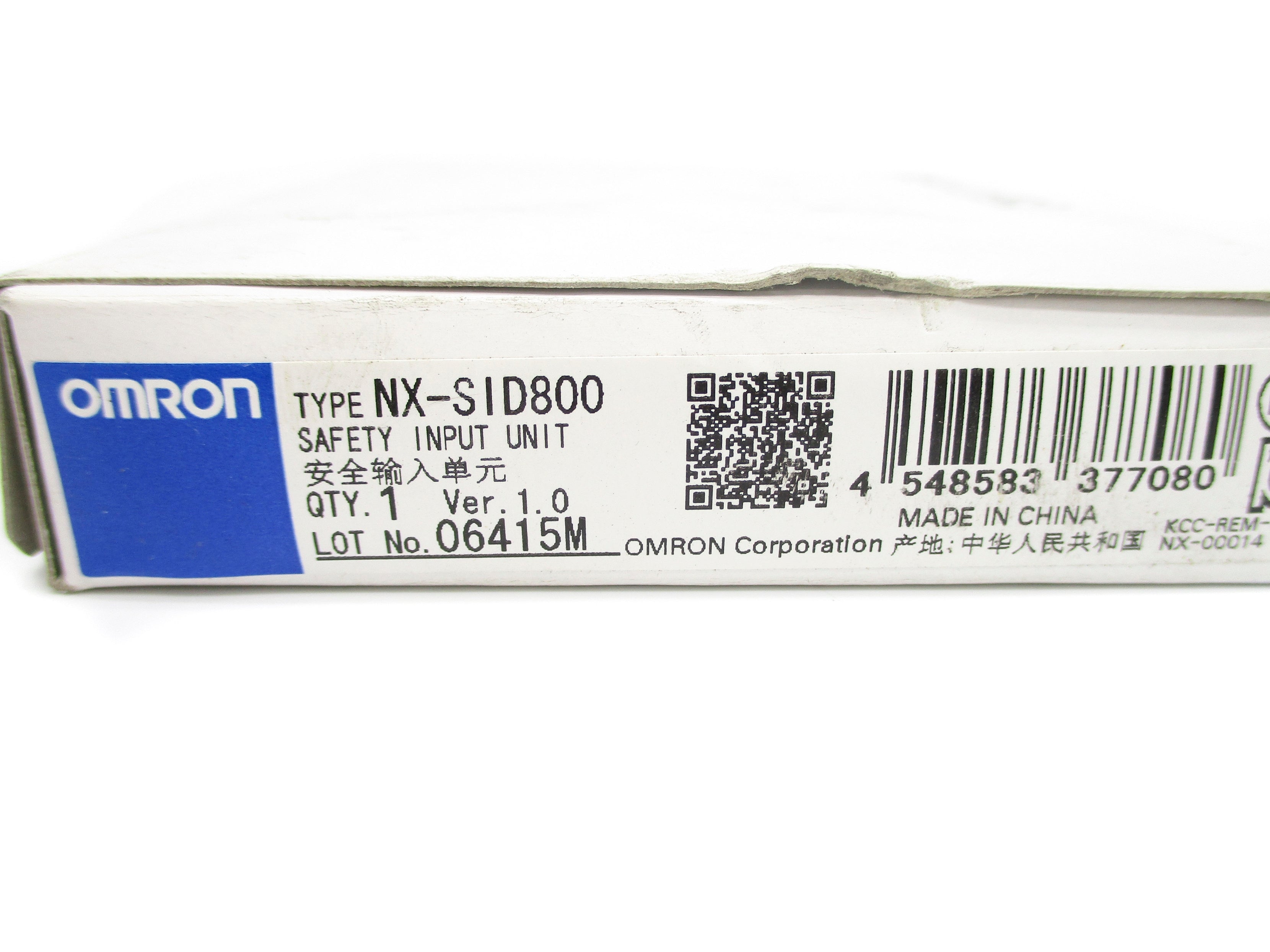 OMRON NX-SID800 NSFS