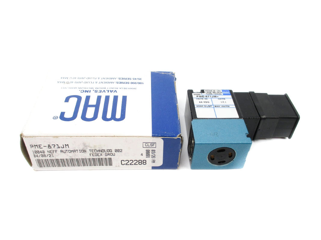 MAC PME-871JM 24VDC 150PSI NSMP