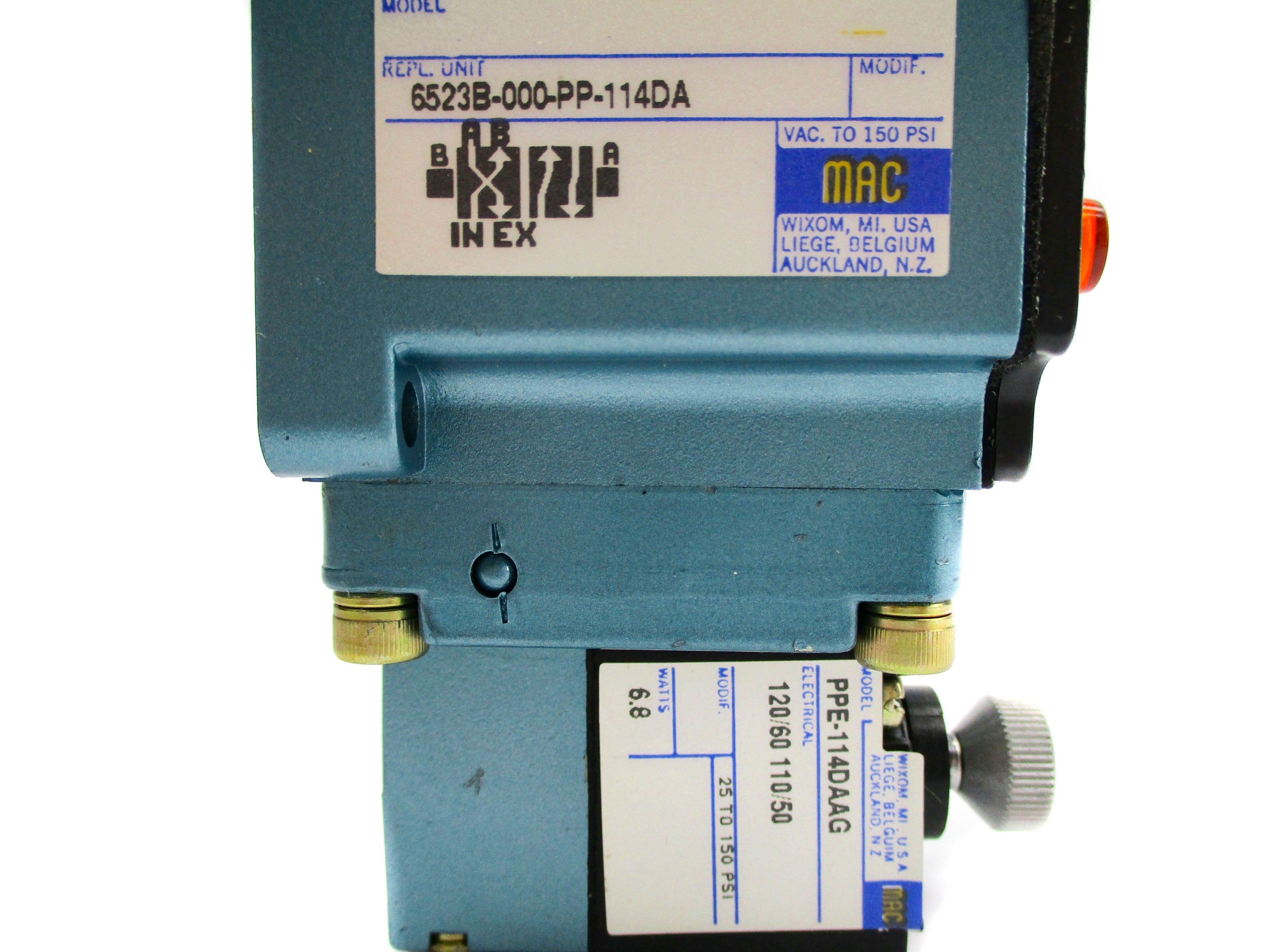 MAC 6523B-000-PP-114DA 150PSI 120/110V NSNP
