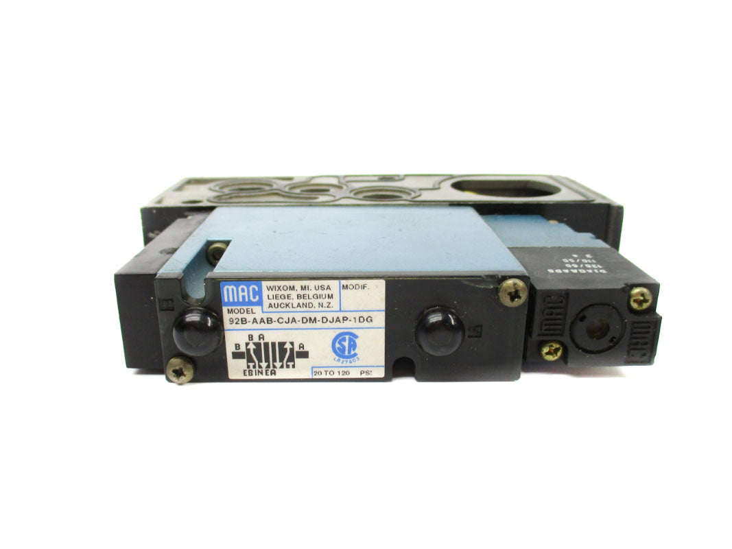 MAC 92B-AAB-CJA-DM-DJAP-1DG 120PSI 120V UNMP