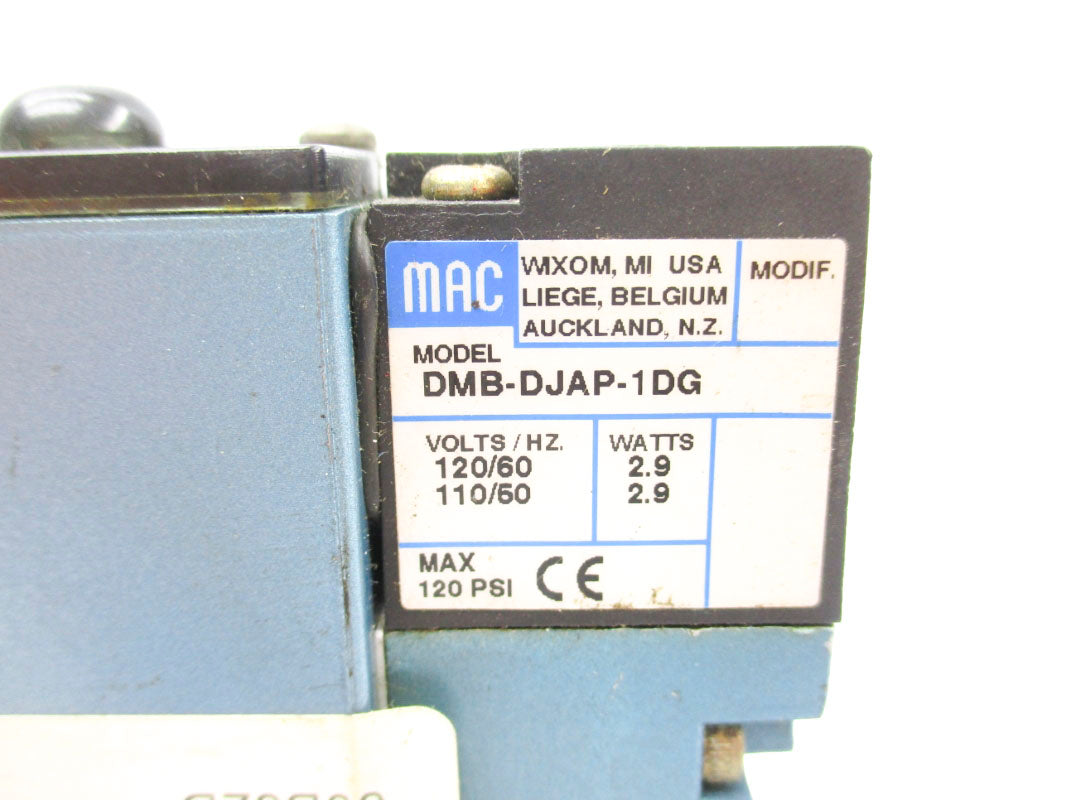 MAC 92B-AAB-CJA-DM-DJAP-1DG 120PSI 120V UNMP