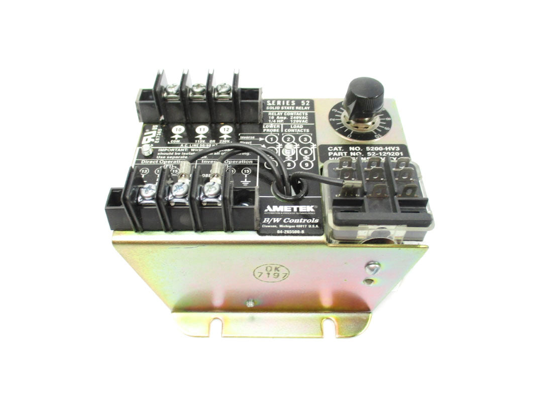 AMETEK 5200-HV3 52-120201 SER. 52 10A 240VAC NSNP