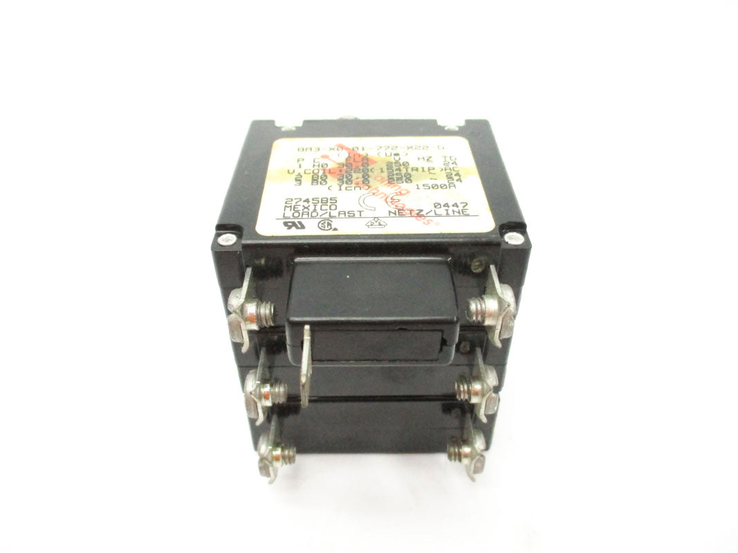 CARLING TECHNOLOGIES BA3-X0-01-772-X22-D 220VAC 1500A UNMP