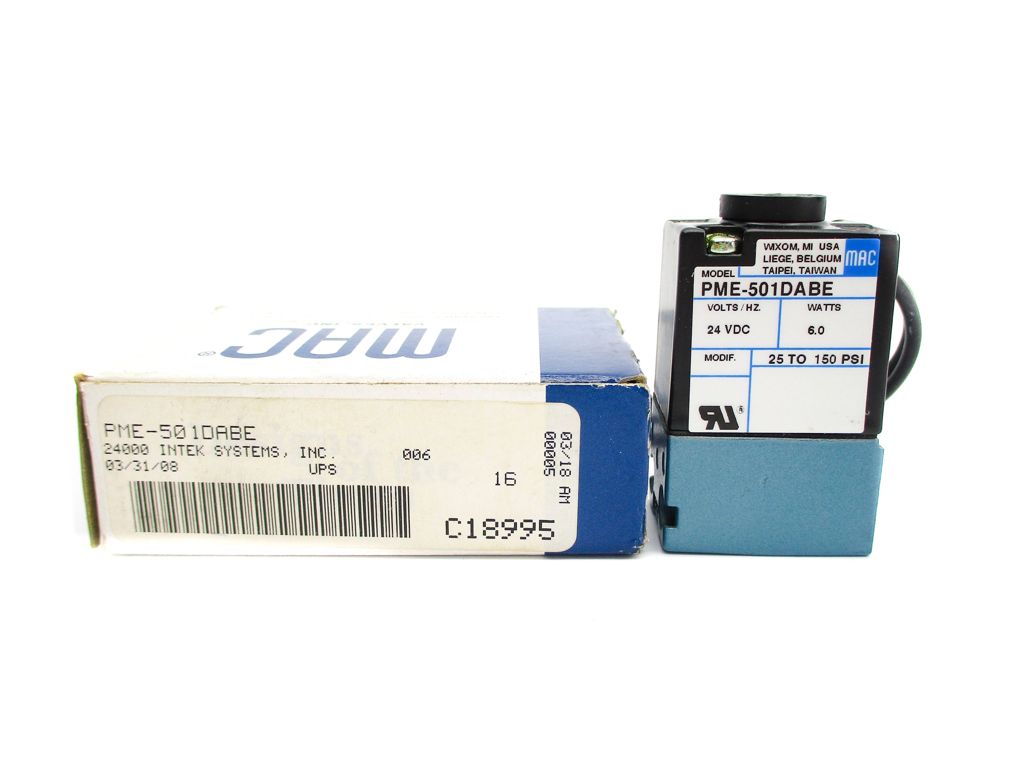 MAC PME-501DABE 25-150PSI 24VDC NSMP
