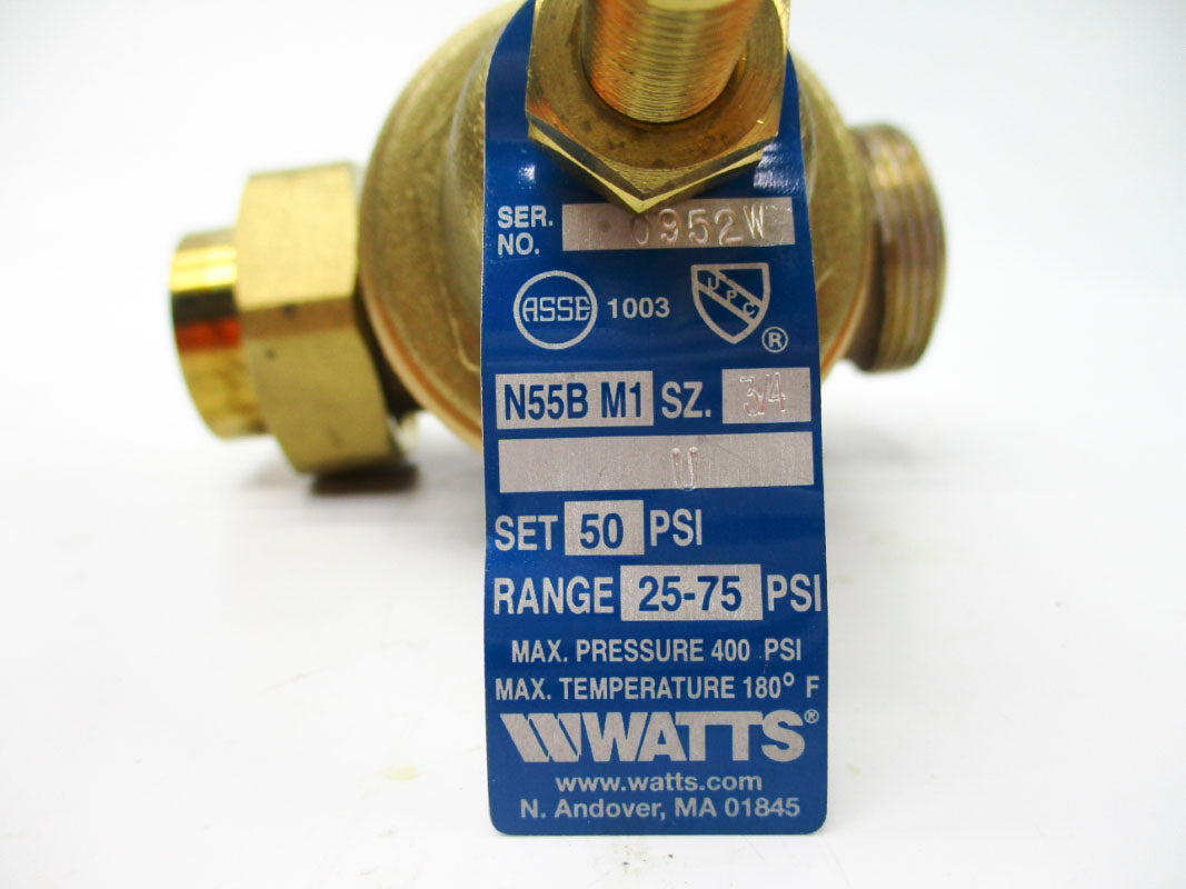 WATTS N55BM1 1GAH6 75PSI NSMP