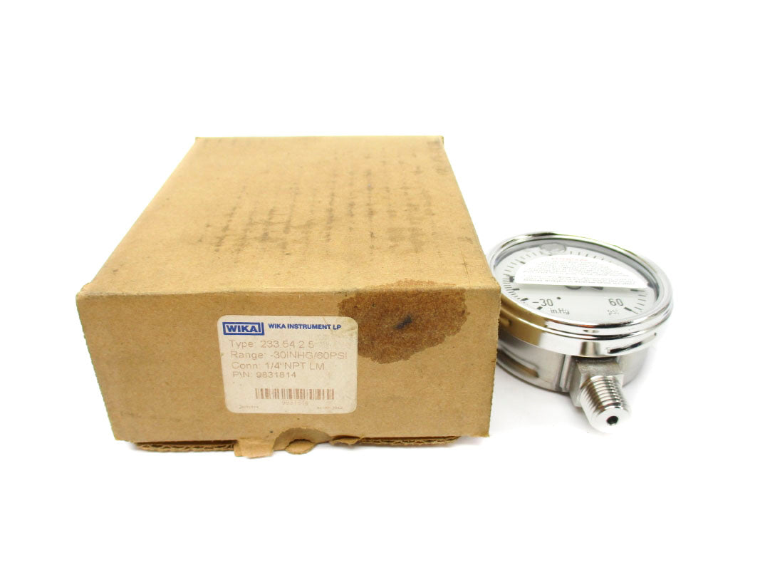 WIKA 9831814 -30INHG-60PSI NSMP