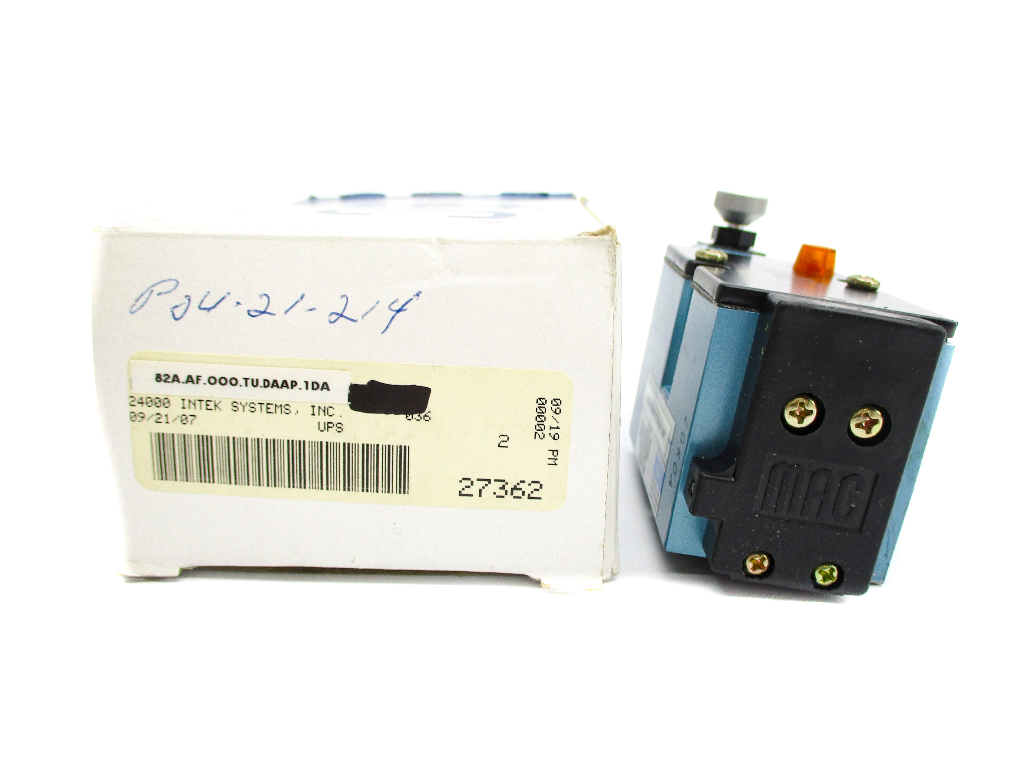 MAC 82A-AF-000-TU-DAAP-1DA 150PSI 24VDC NSMP