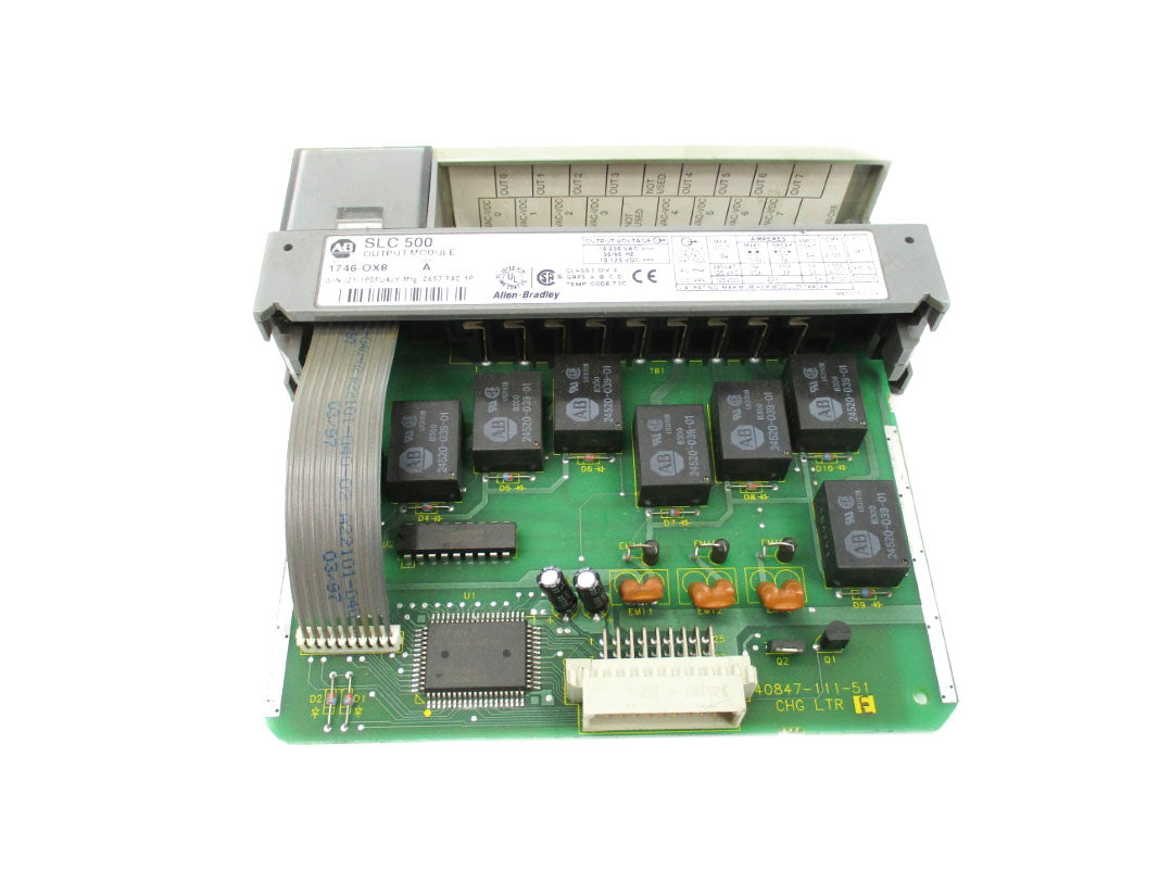 ALLEN BRADLEY 1746-OX8 SER. A 10-250VAC (NO TERMINAL) UNMP