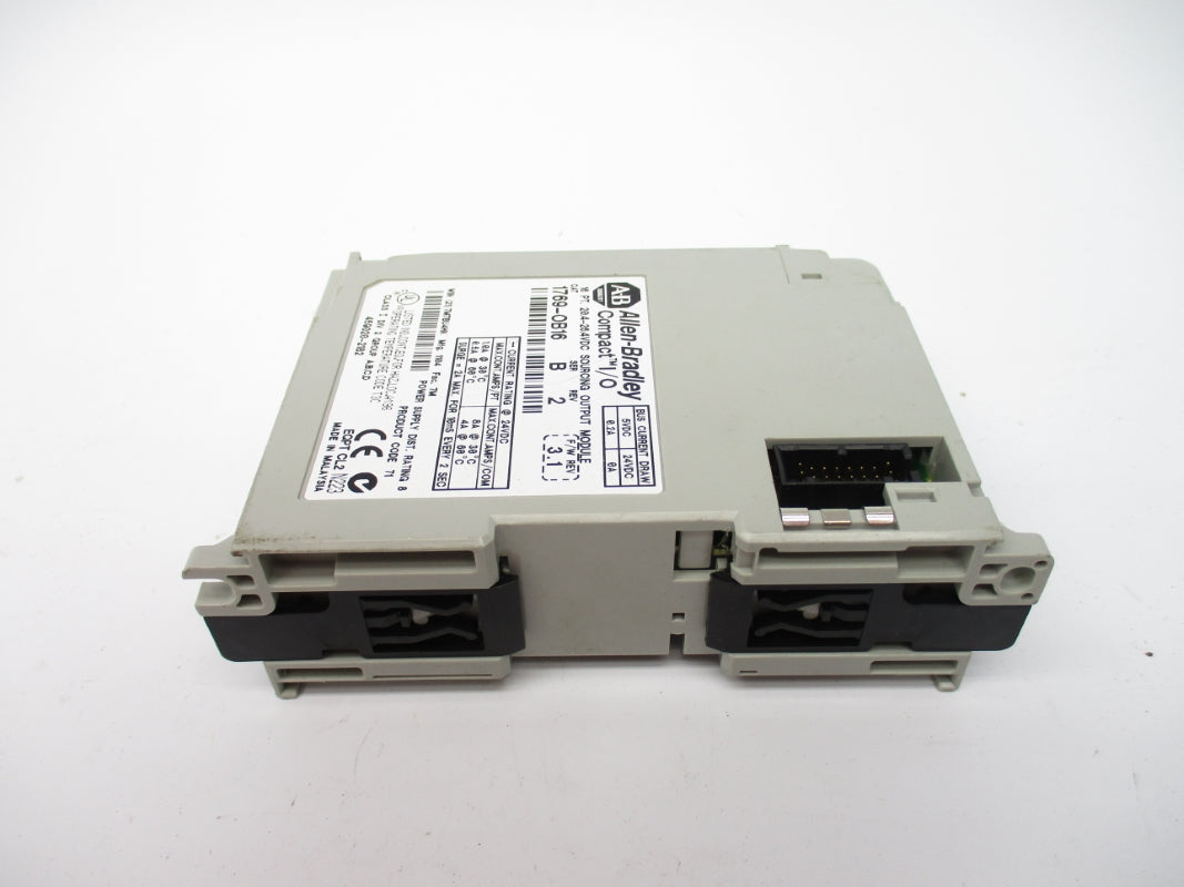 ALLEN BRADLEY 1769-OB16 SER. B 24VDC F/W 3.1 (NO DOOR) NSNP