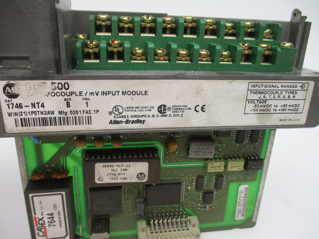 ALLEN BRADLEY 1746-NT4 SER. B F/W 1 (NO DOOR) (AS PICTURED) UNMP