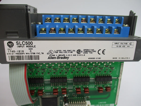 ALLEN BRADLEY 1746-IB16 SER. C 10-30VDC (NO DOOR) NSNP