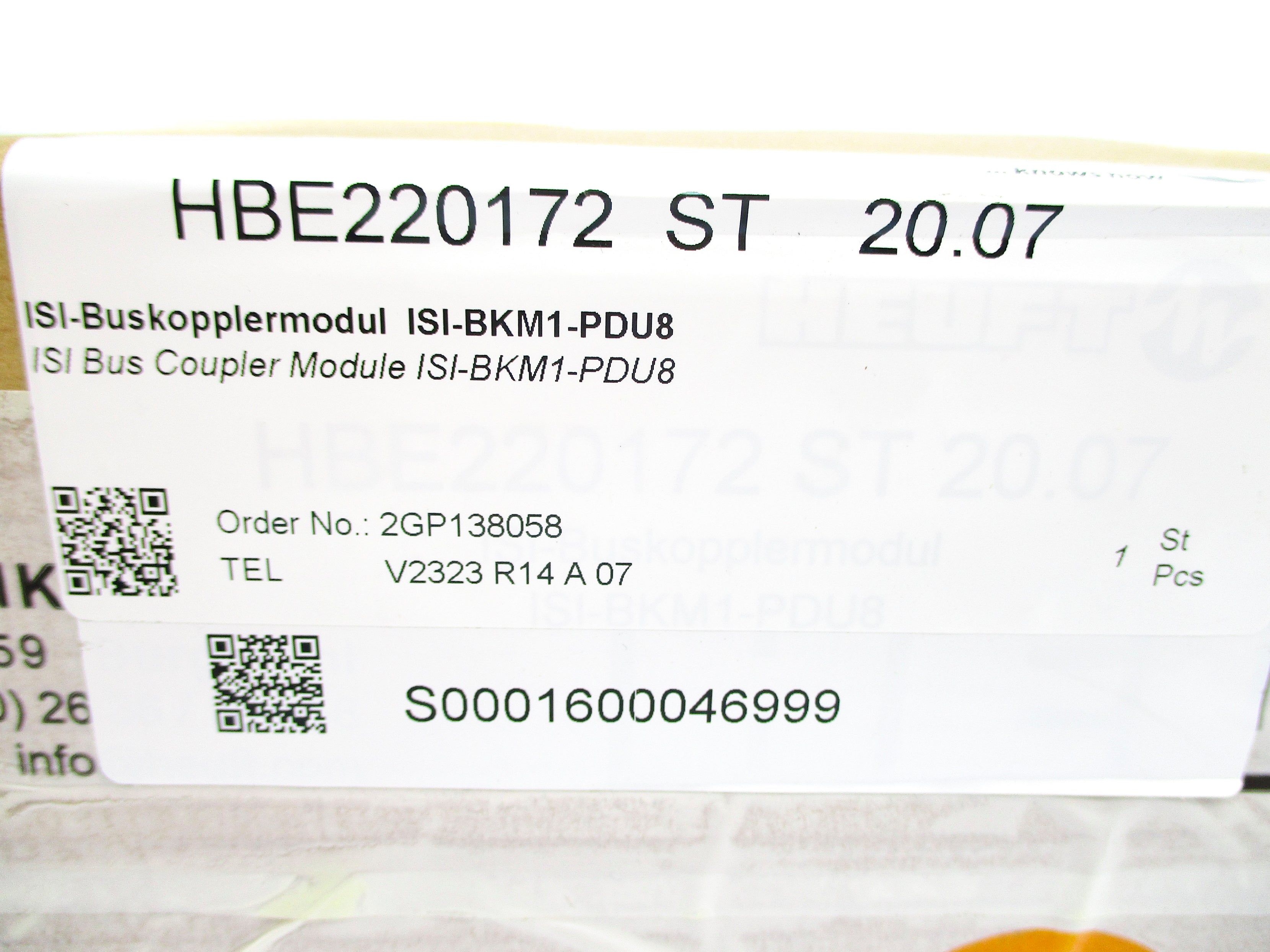 HEUFT HBE220172 NSMP