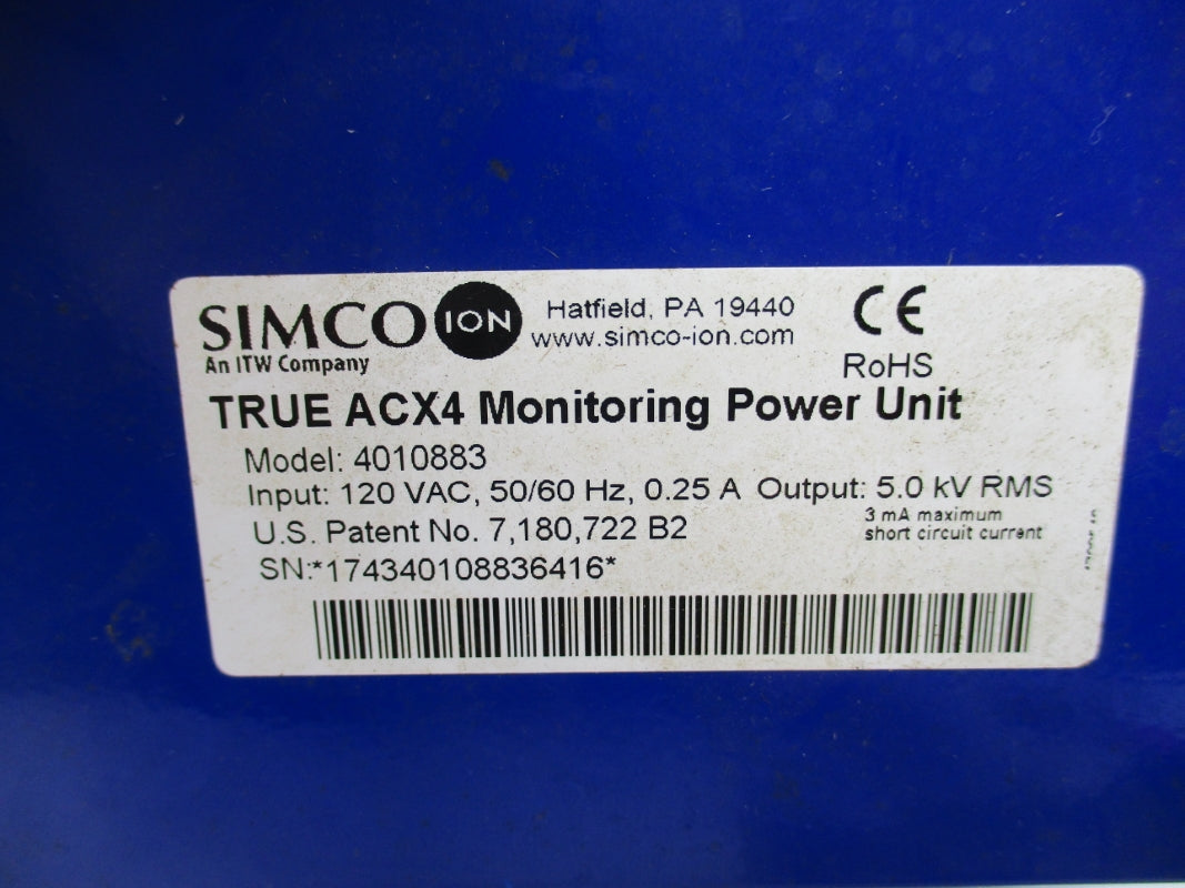 SIMCO 4010883 120VAC 0.25A NSNP