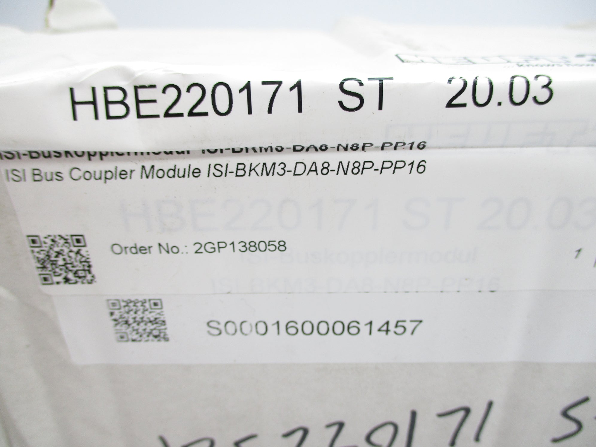 HEUFT HBE220171 NSFS