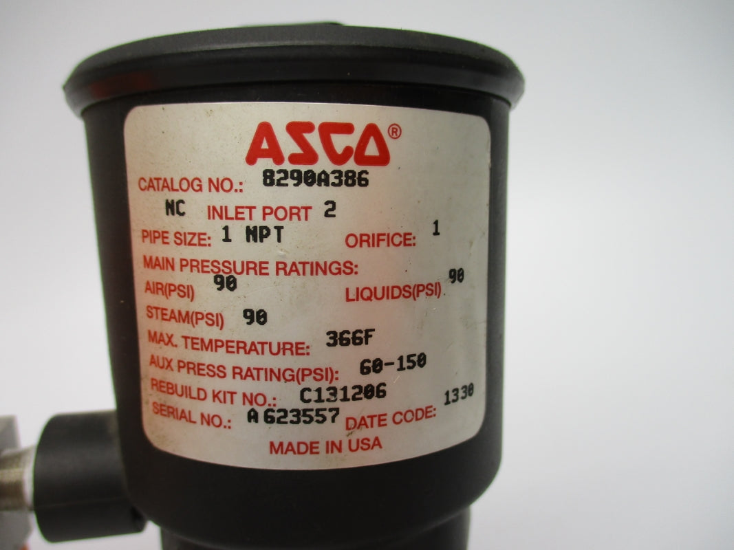 ASCO 8290A386 90PSI UNMP