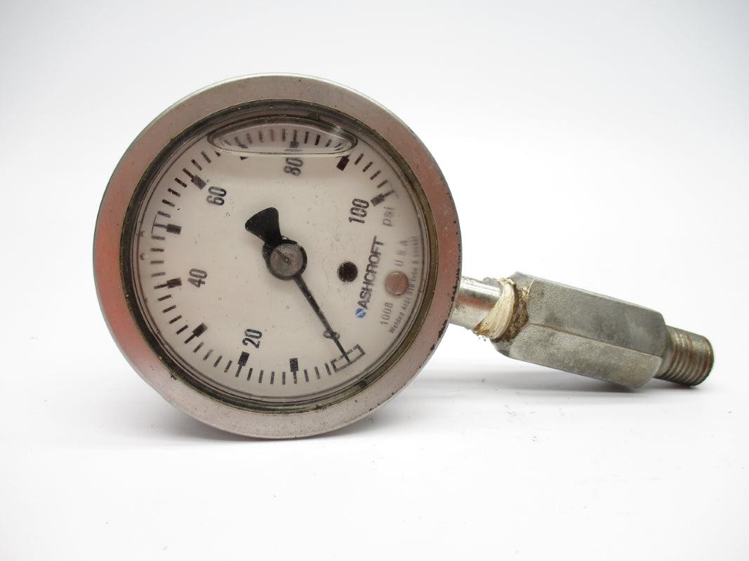 ASHCROFT 1008 0-100PSI UNMP