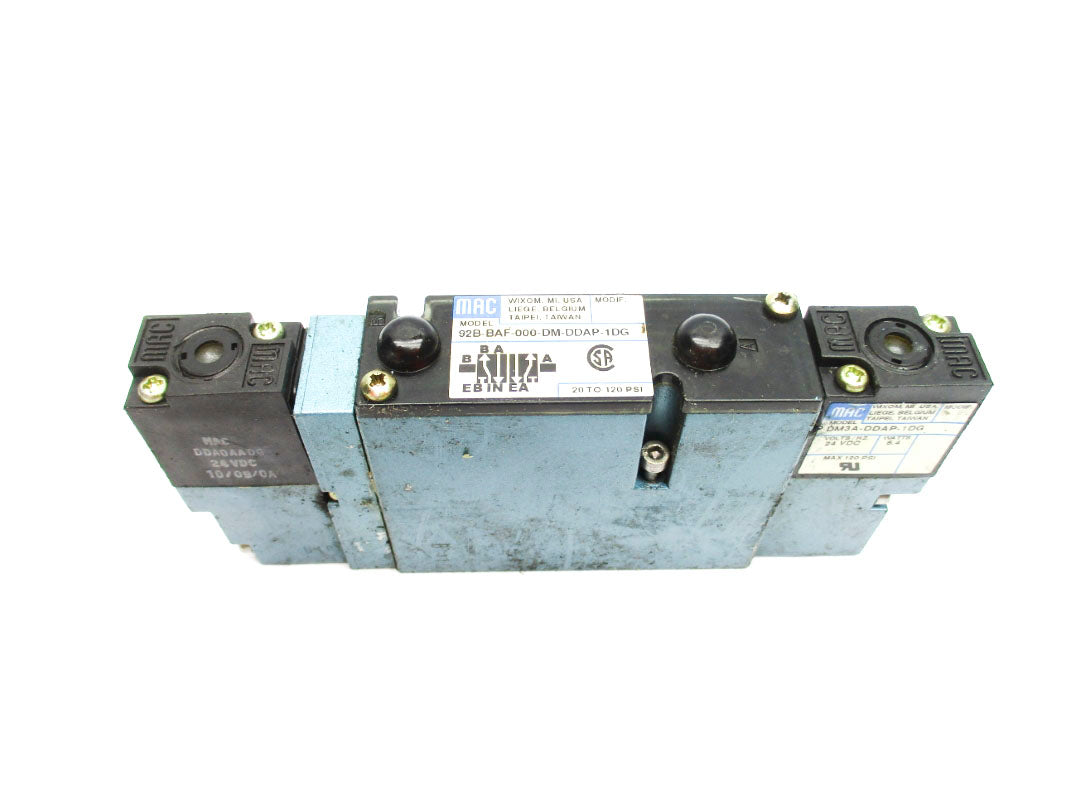 MAC 92B-BAF-000-DM-DDAP-1DG 120PSI 24VDC UNMP