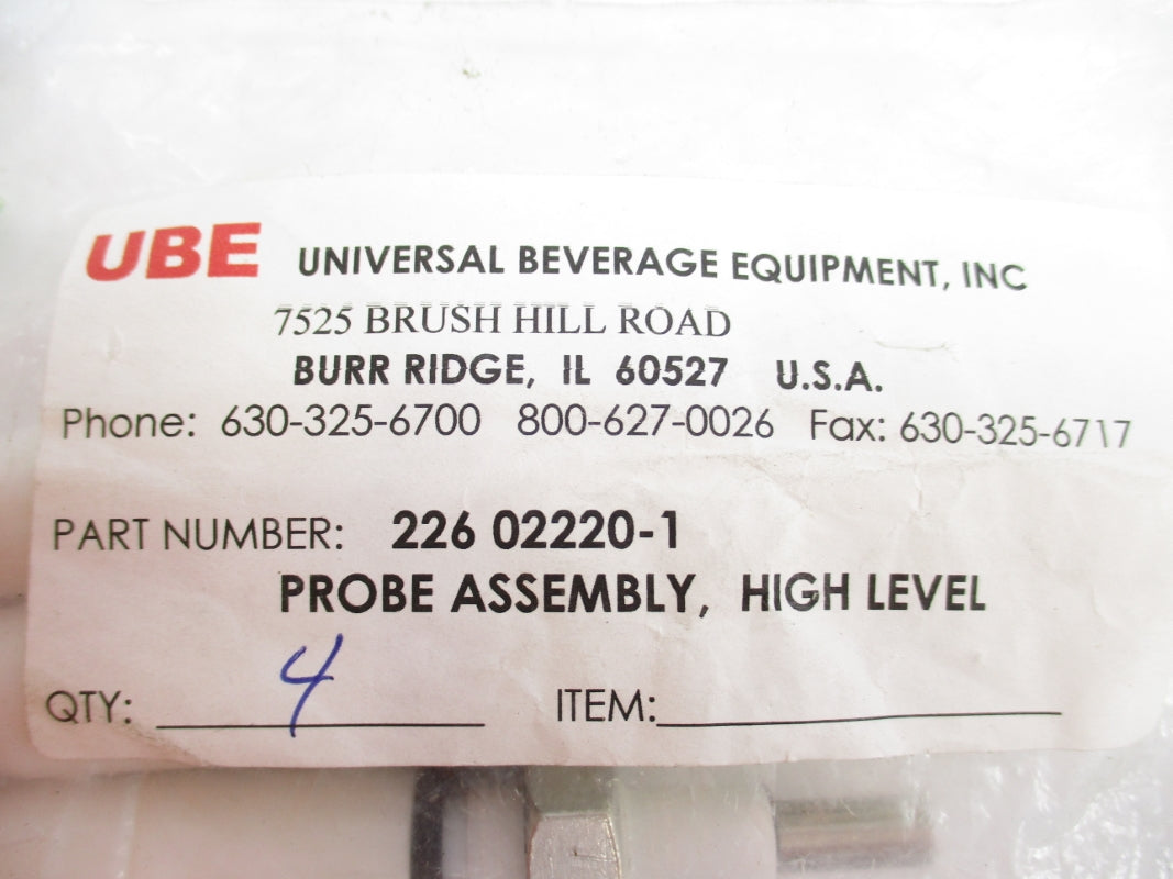 UBE 226-02220-1 (PKG OF 4) NSMP