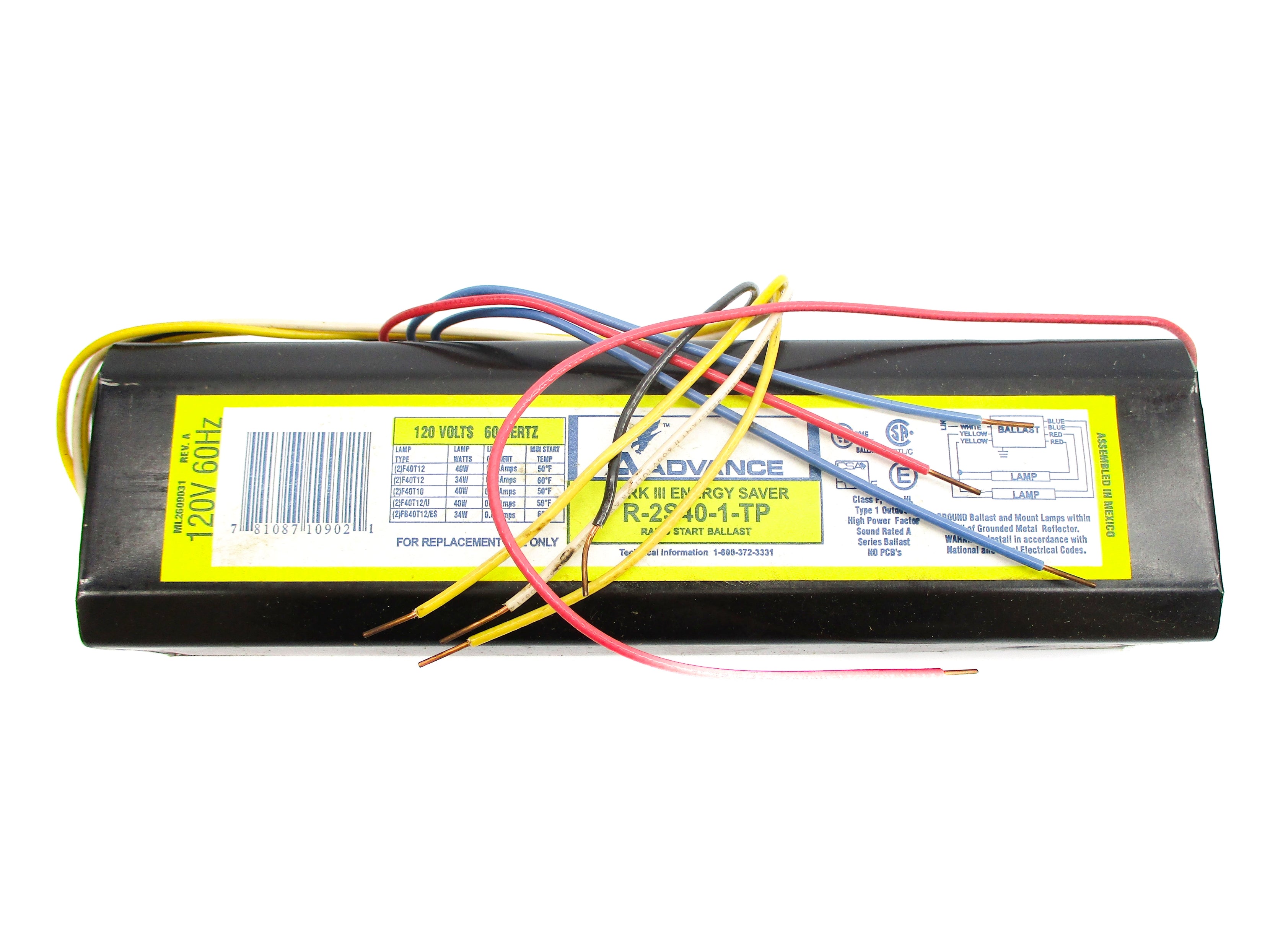 ADVANCE R2S40TP 120V NSMP