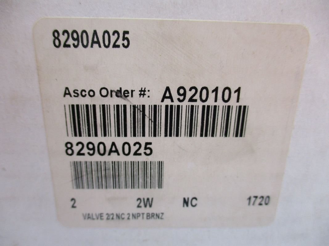 ASCO 8290A025 90PSI NSMP
