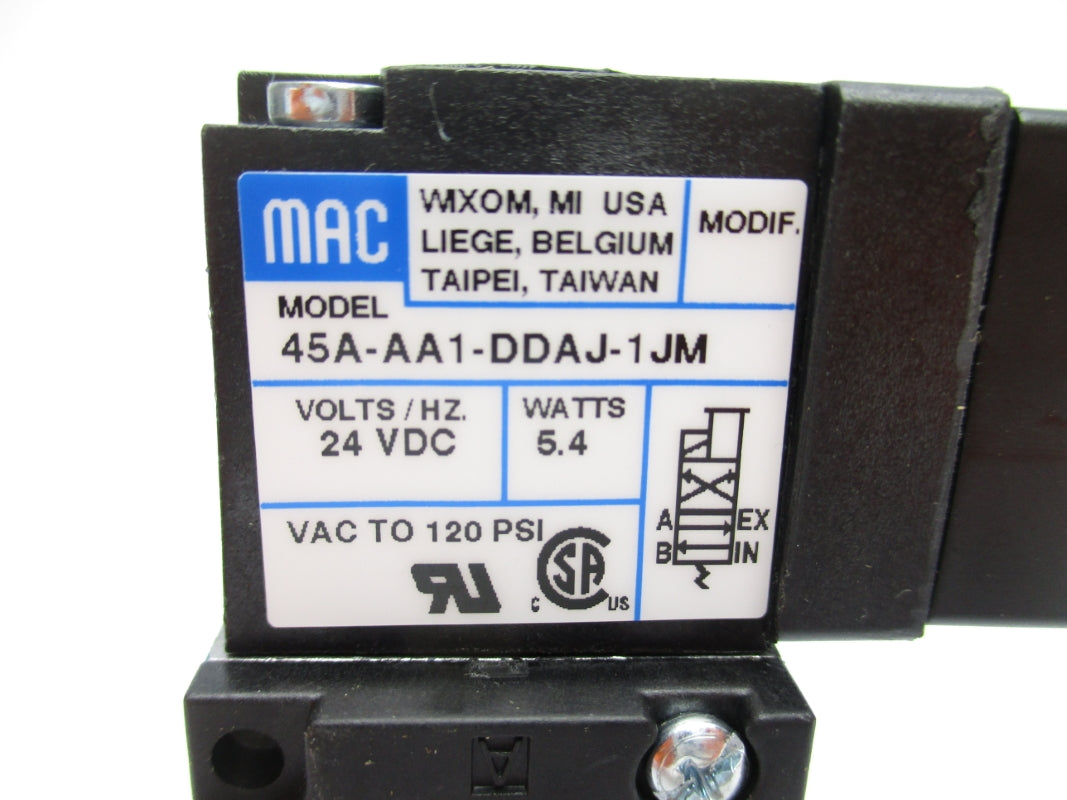 MAC 45A-AA1-DDAJ-1JM 24VDC 120PSI NSNP