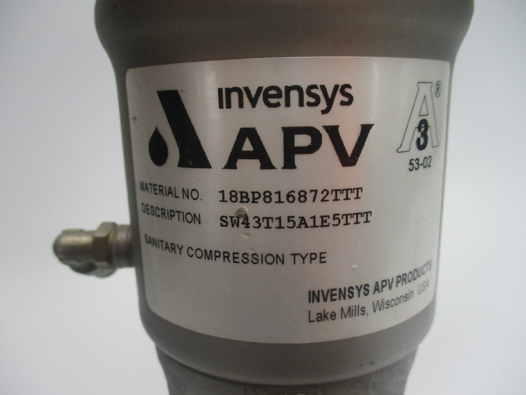 APV 18BP816872TTT SW43T15A1E5TTT 150PSI UNMP
