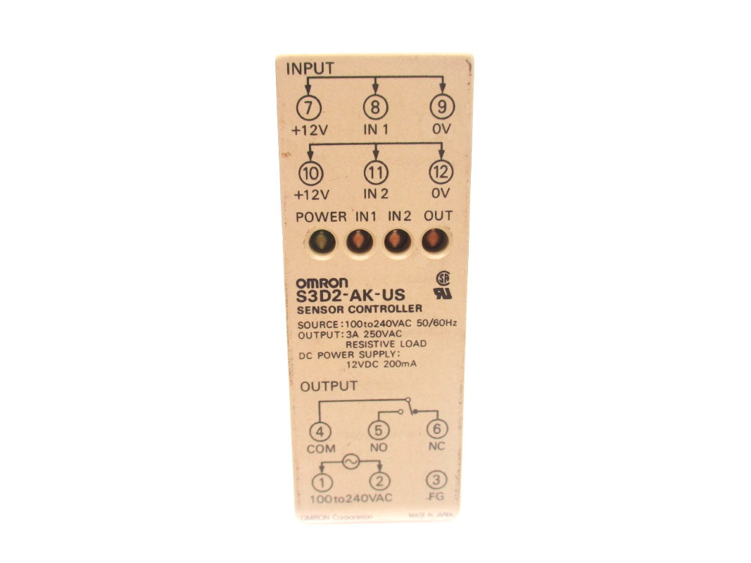 OMRON S3D2-AK-US 100-240VAC 3A NSNP
