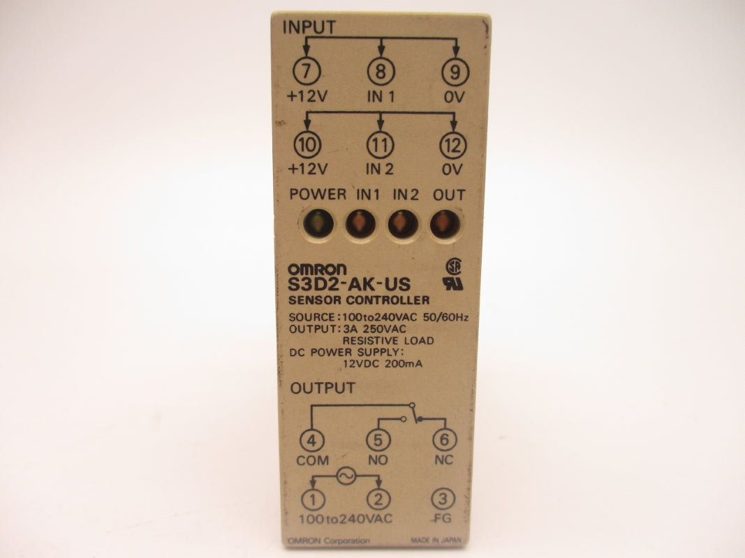 OMRON S3D2-AK-US 100-240VAC 3A NSNP