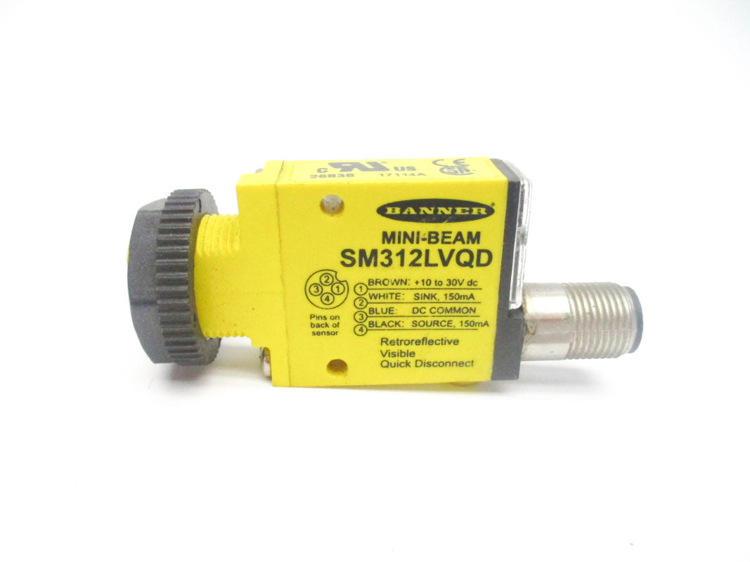 BANNER ENGINEERING SM312LVQD 30VDC NSNP