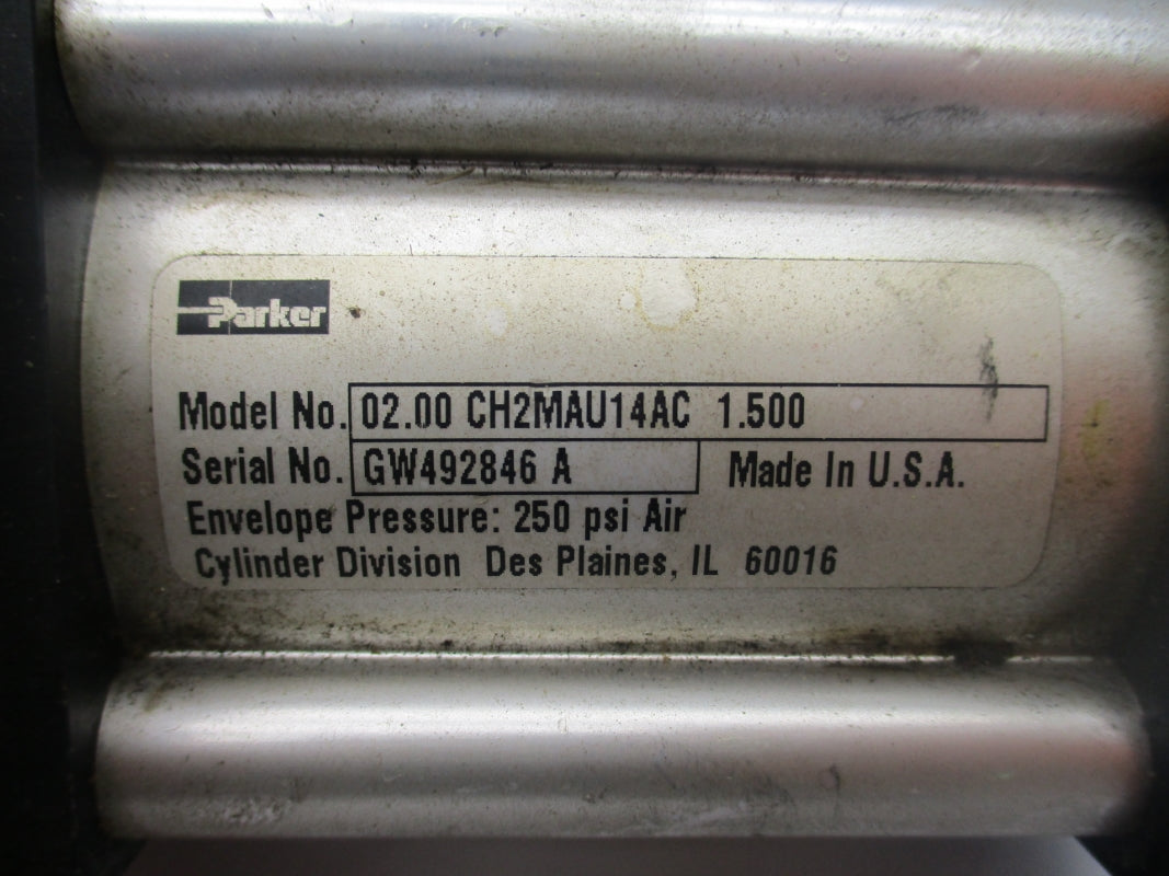 PARKER 02.00CH2MAU14AC1.500 250PSI UNMP
