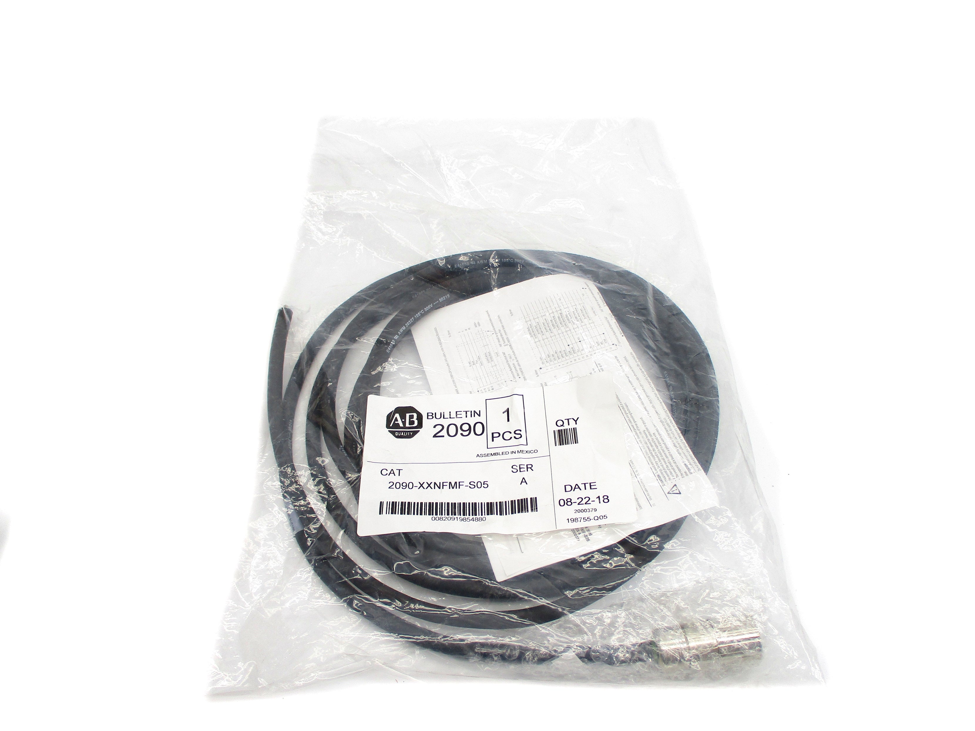 ALLEN BRADLEY 2090-XXNFMF-S05 SER. A (WH) NSMP