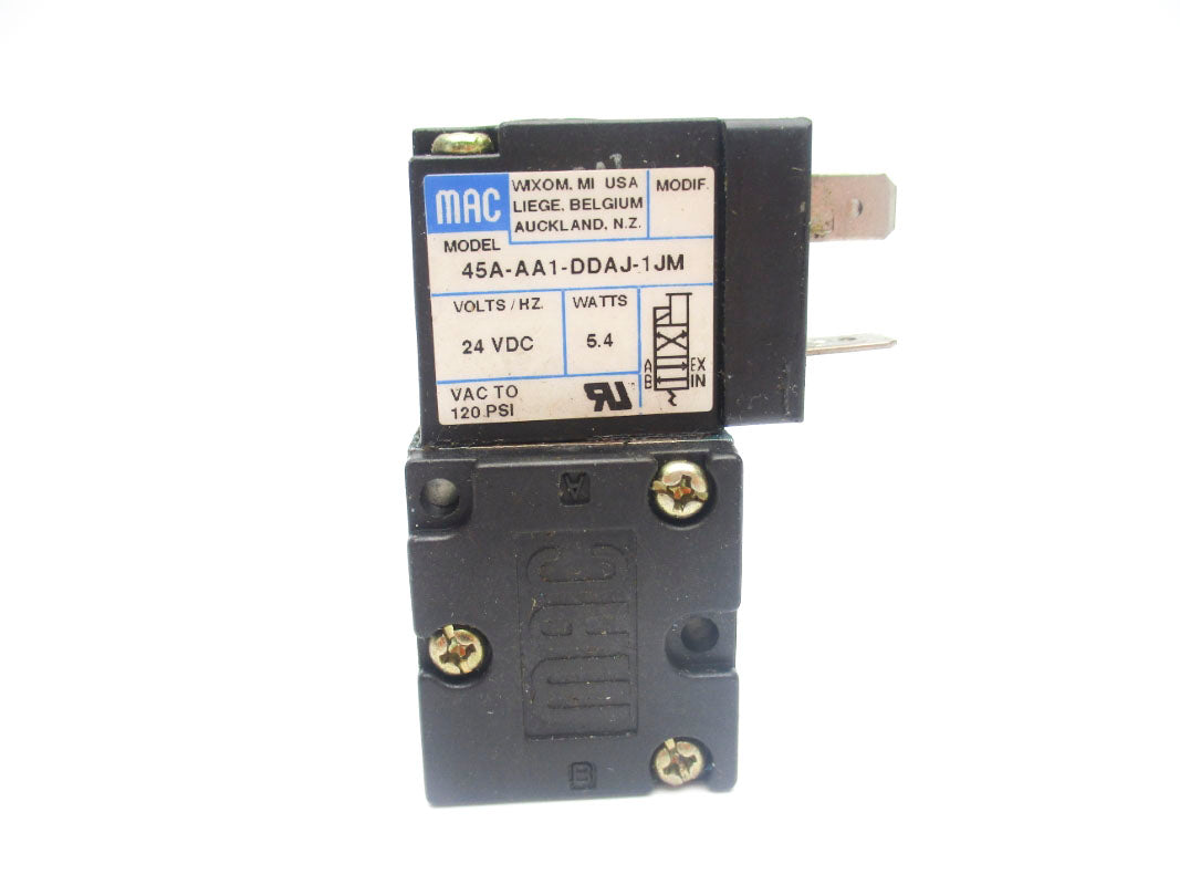 MAC 45A-AA1-DDAJ-1JM 24VDC 120PSI UNMP