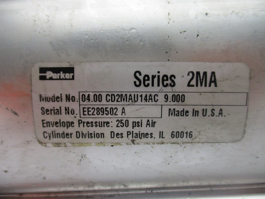 PARKER 04.00CD2MAU14AC9.000 SER. 2MA 250PSI UNMP