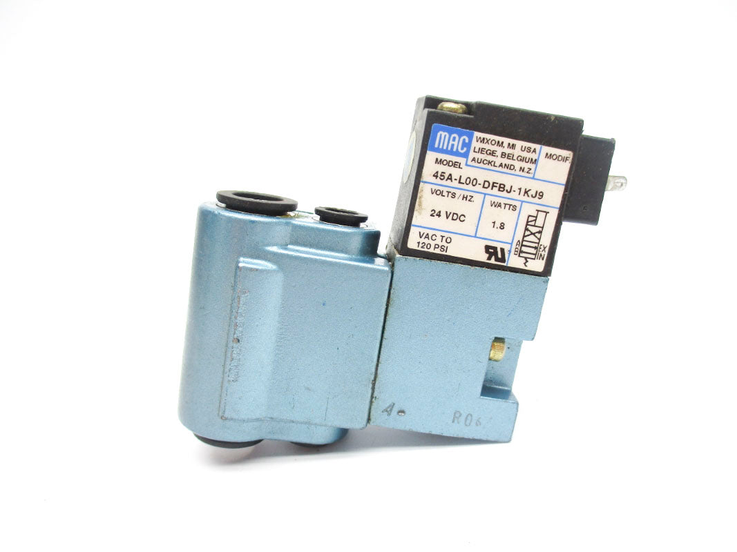 MAC 45A-L00-DFBJ-1KJ9 24VDC 120PSI UNMP
