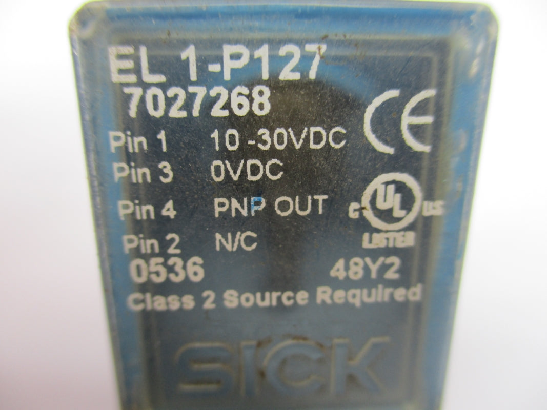 SICK EL1-P127 7027268 30VDC UNMP
