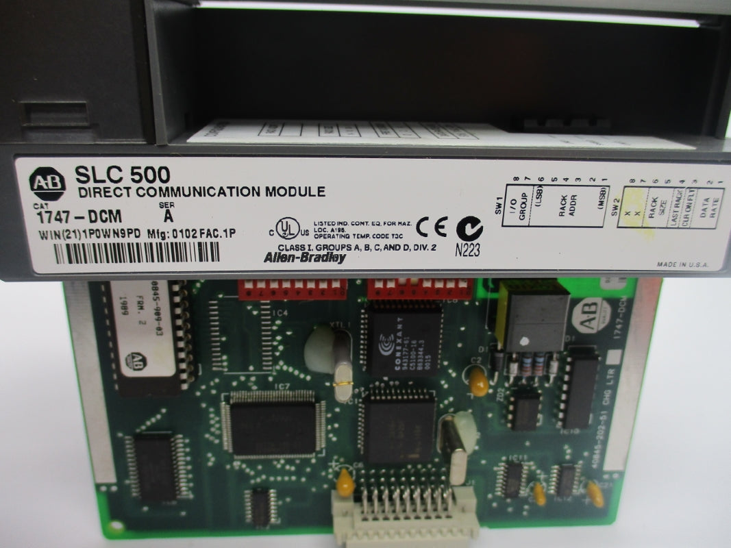 ALLEN BRADLEY 1747-DCM SER. A (NO TERMINAL) UNMP
