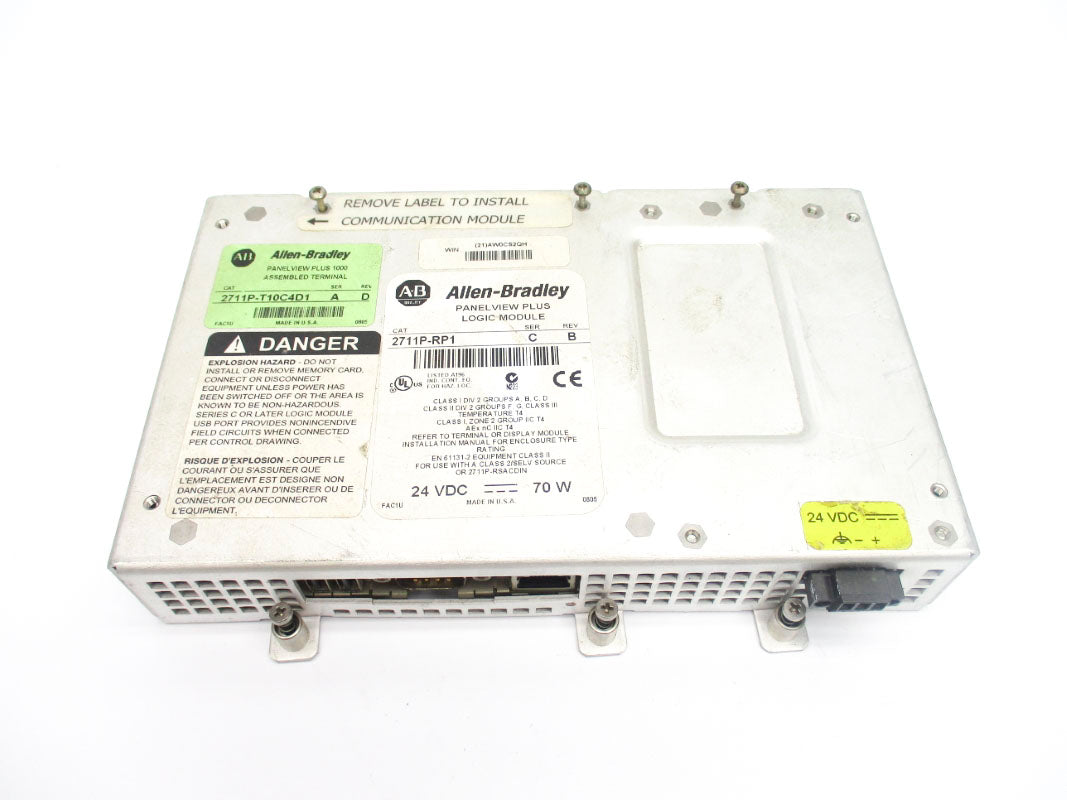 ALLEN BRADLEY 2711P-RP1 SER. C 24VDC UNMP