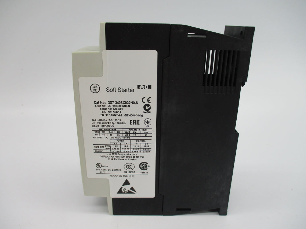 EATON DS7-340SX032N0-N 480VAC 32A NSMP