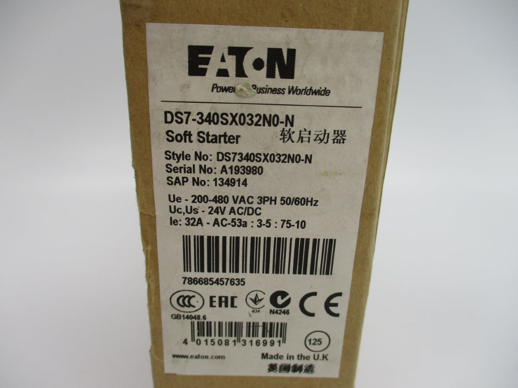 EATON DS7-340SX032N0-N 480VAC 32A NSMP