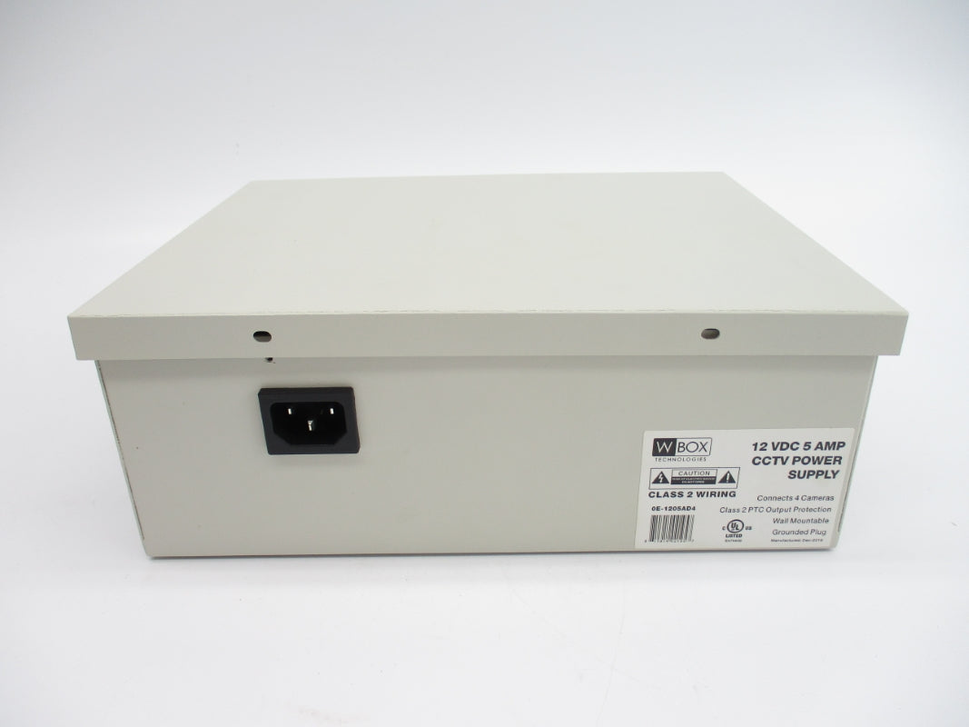 W BOX TECHNOLOGIES 0E-1205AD4 240VAC 5A NSMP