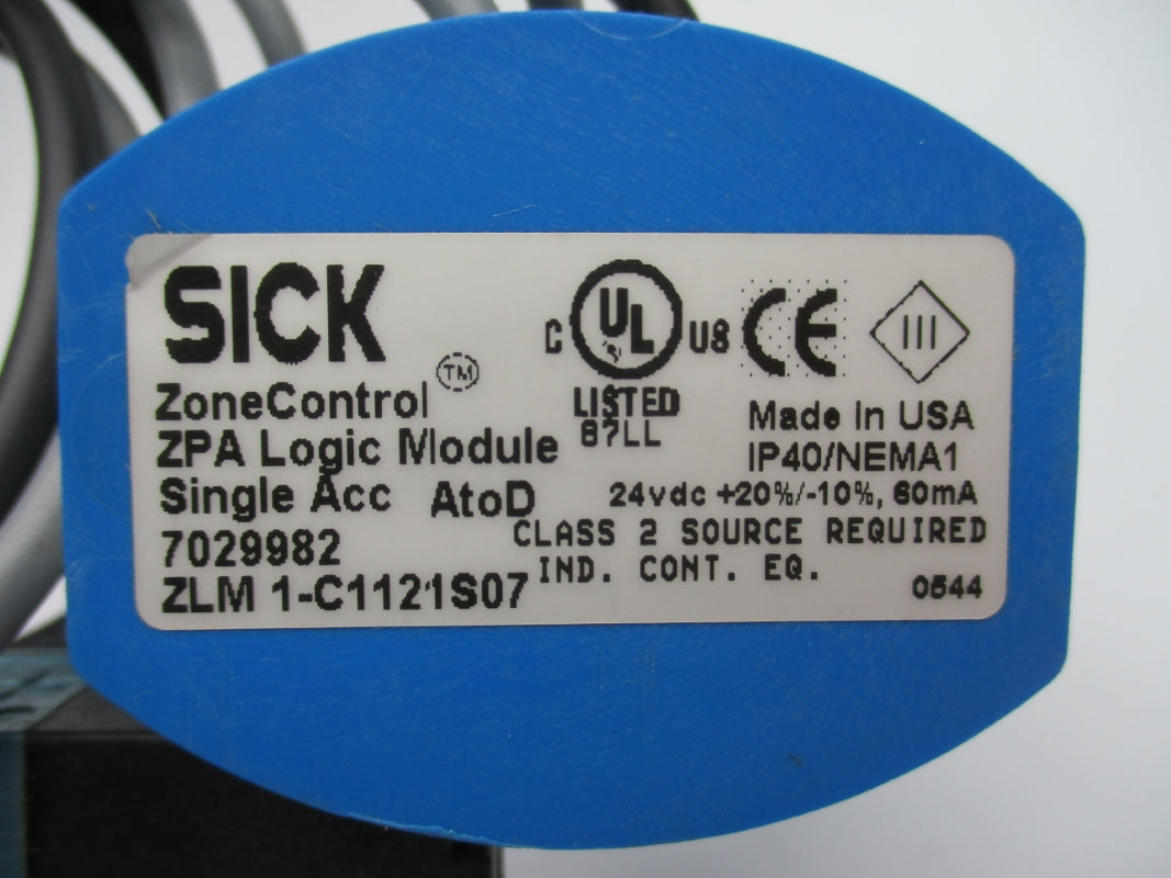 SICK ZLM1-C1121S07 7029982 24VDC 120PSI UNMP