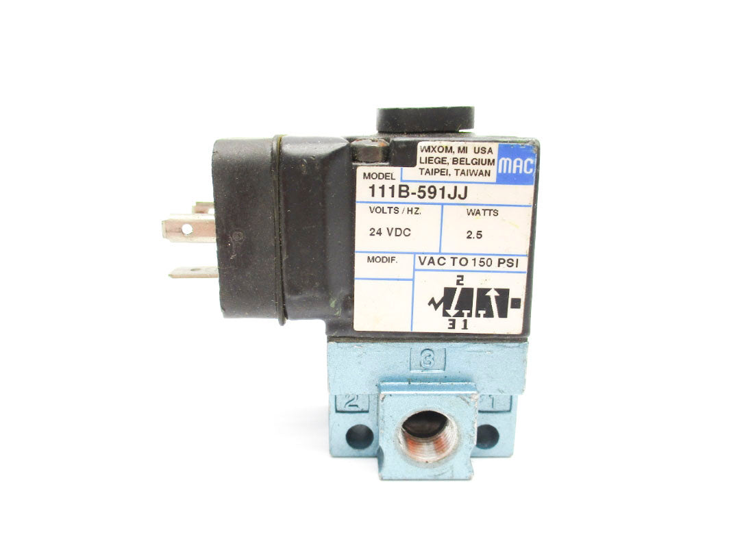 MAC 111B-591JJ 24VDC 150PSI UNMP