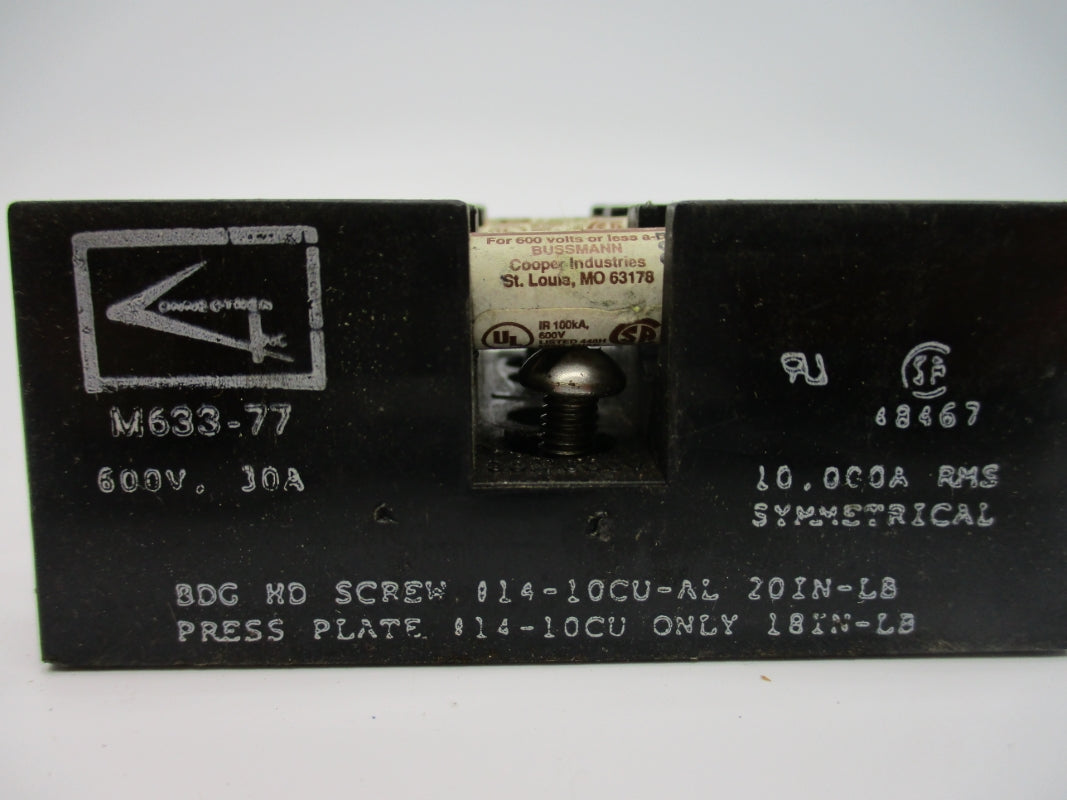 CONNECTRON M633-77 600V 30A UNMP