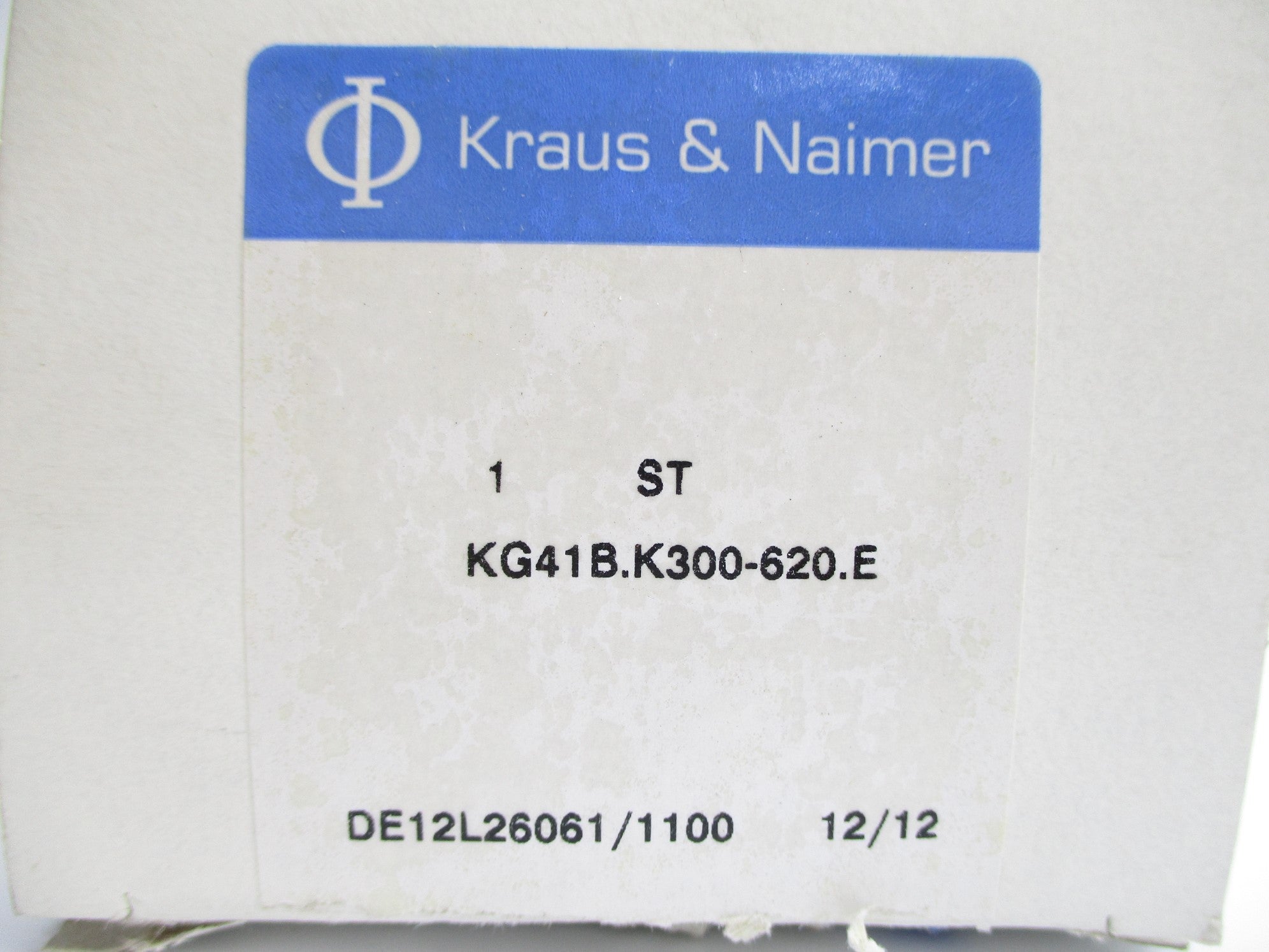 KRAUS & NAIMER KG41B.K300-620.E NSMP