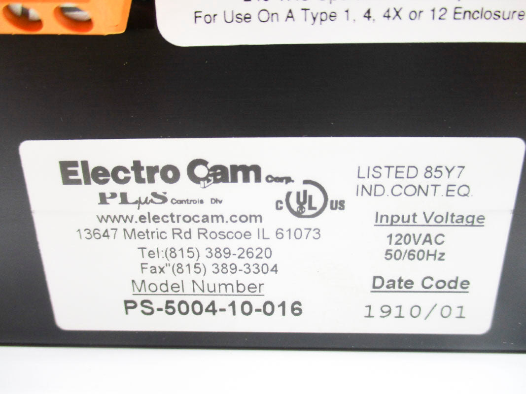 ELECTROCAM PS-5004-10-016 120VAC NSNP
