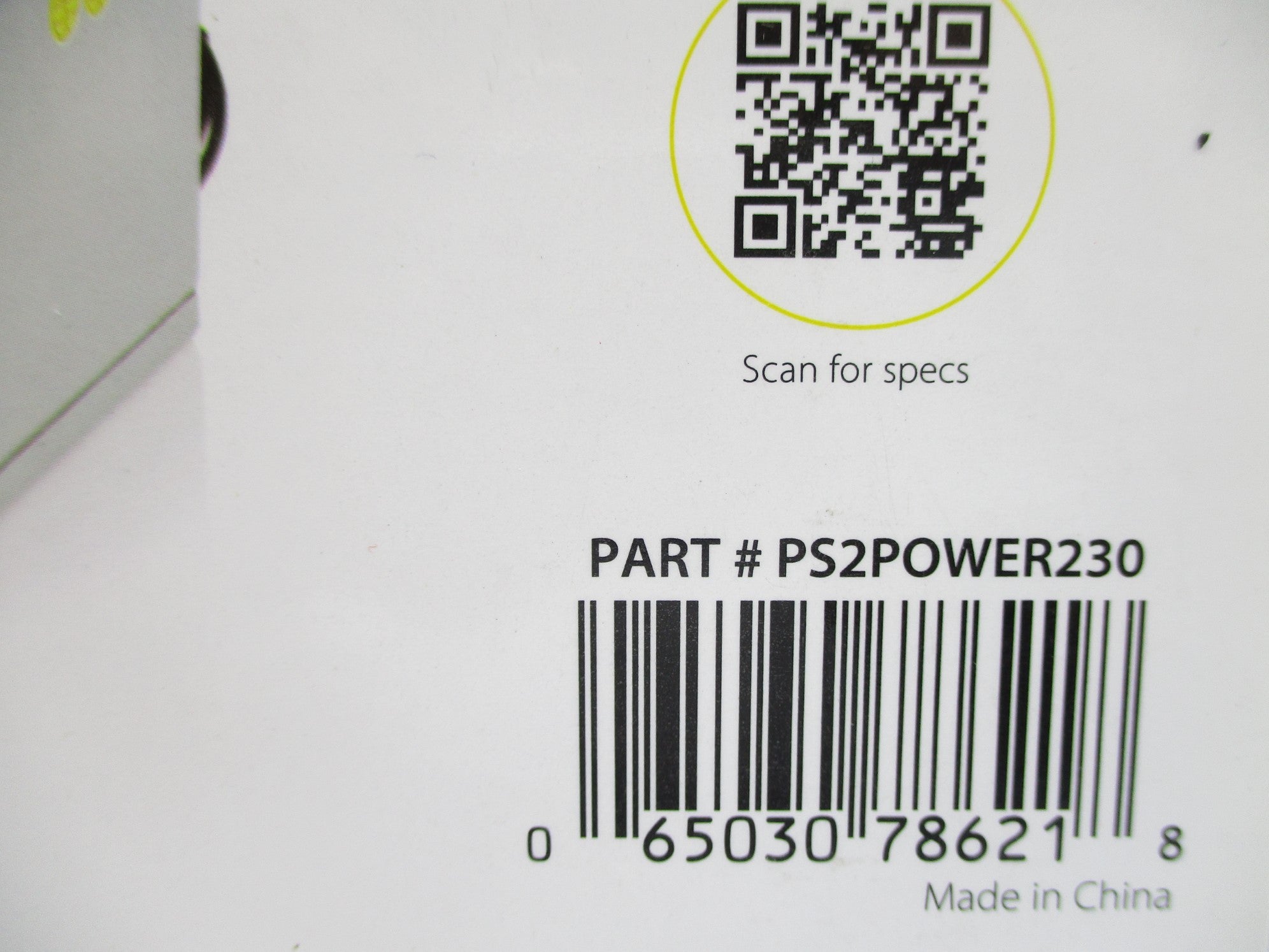 STARTECH PS2POWER230 NSMP