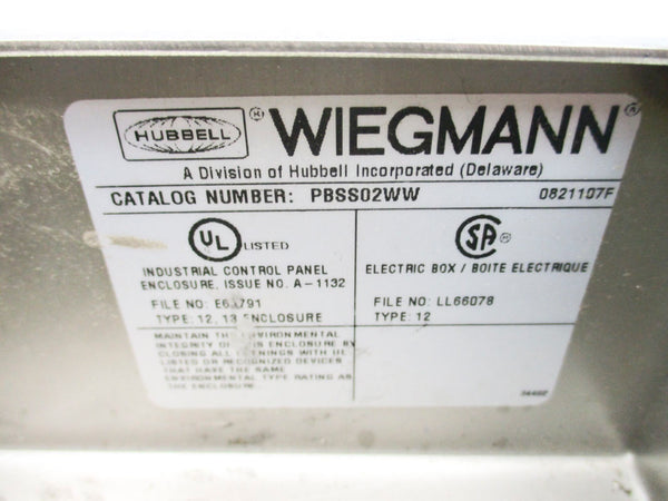 HUBBELL PBSS02WW UNMP